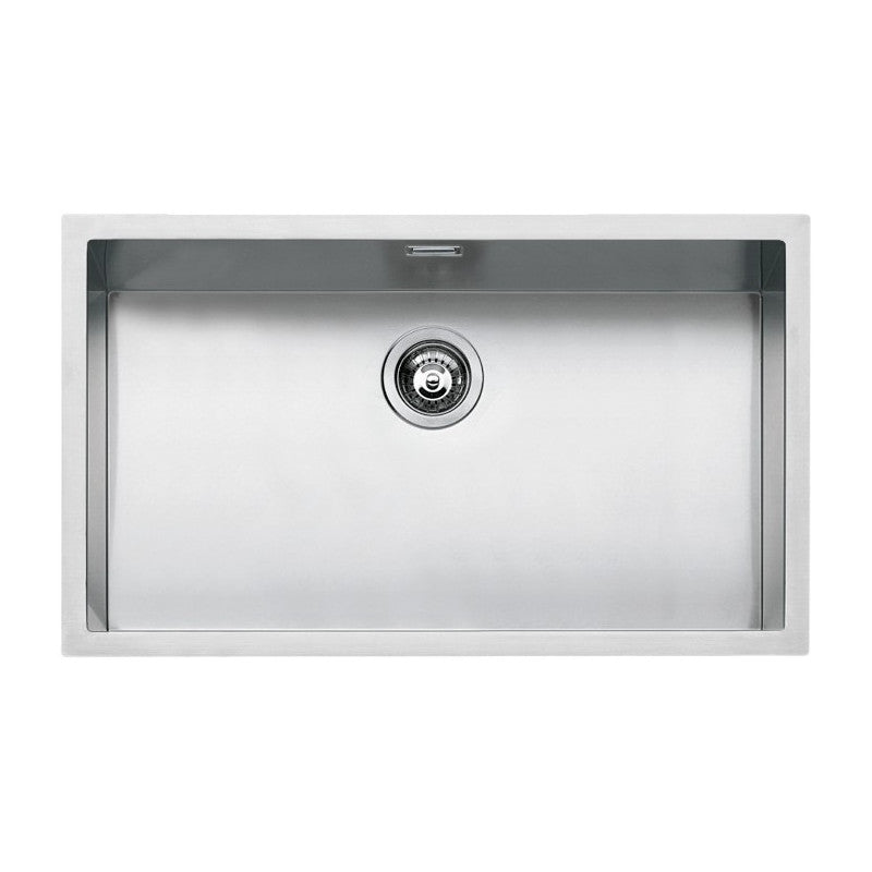 Kitchen sink square steel sink 71×40 cm with radius “15”