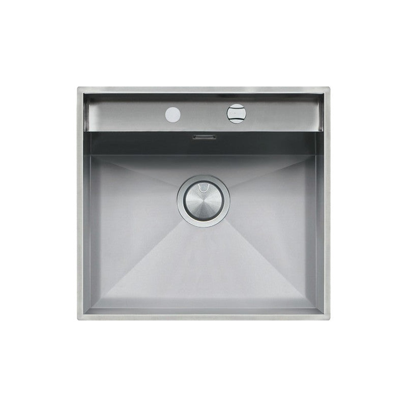 Kitchen sink square Lab 57×51 cm steel sink