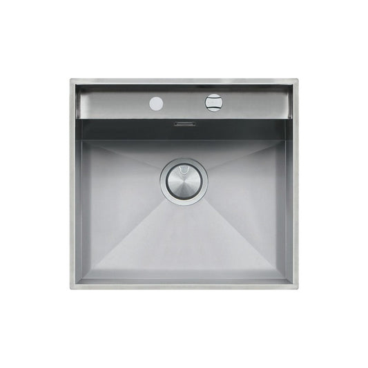 Kitchen sink square Lab 57×51 cm steel sink