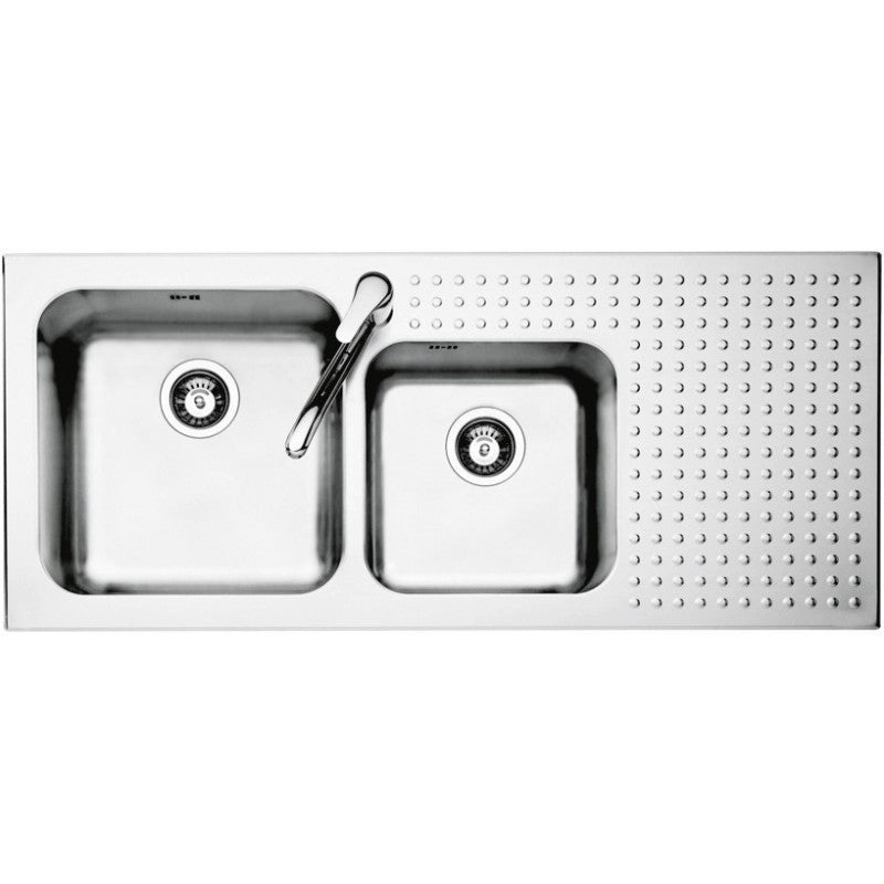 Kitchen sink square Select Plus 116 ×50 steel sink