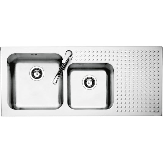 Kitchen sink square Select Plus 116 ×50 steel sink