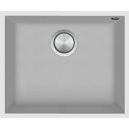 Kitchen sink square Soul 50×40 cm undermount white