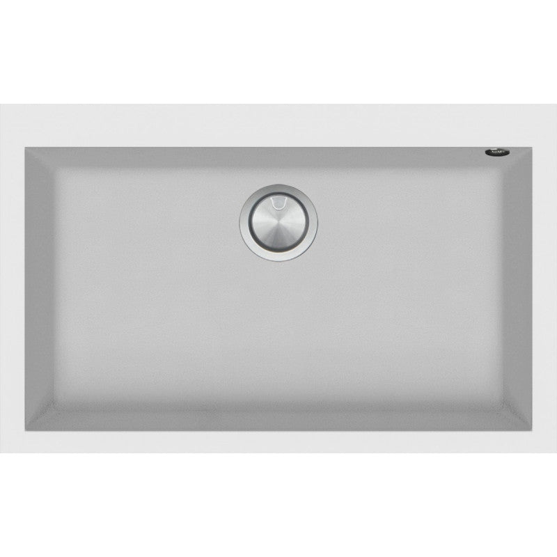 Kitchen sink square Soul 79.5×50.5 cm white