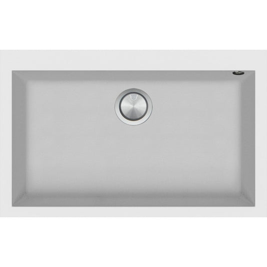 Kitchen sink square Soul 79.5×50.5 cm white
