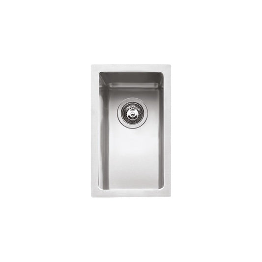 Kitchen sink square steel sink 18 x 40 cm with radius 15