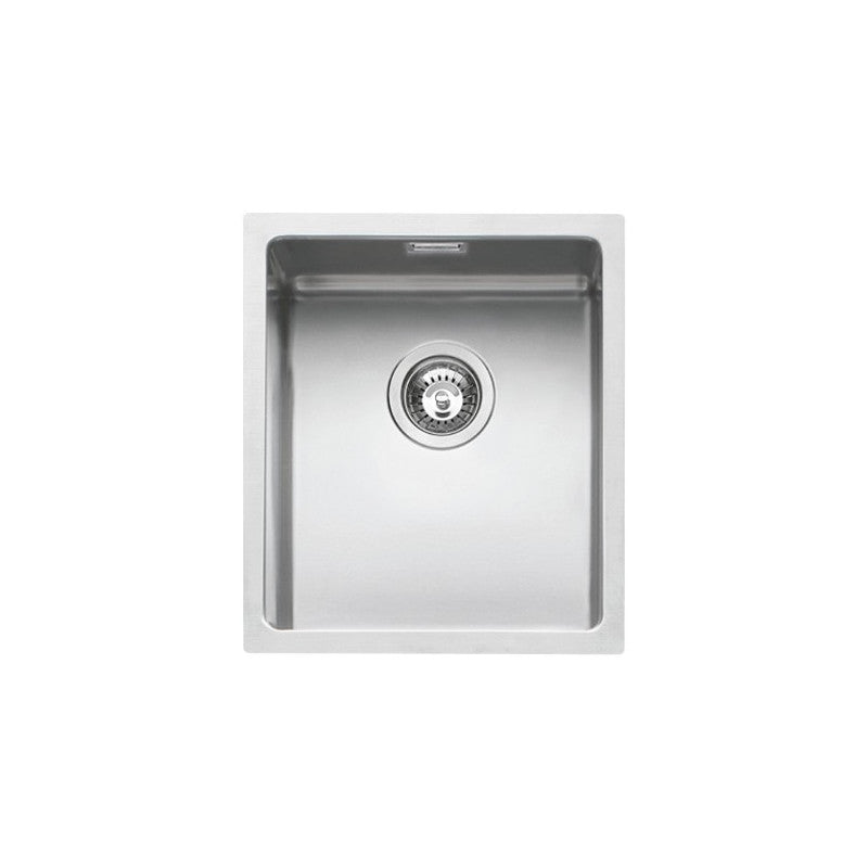 Kitchen sink square steel sink 34 × 40 cm with radius 15