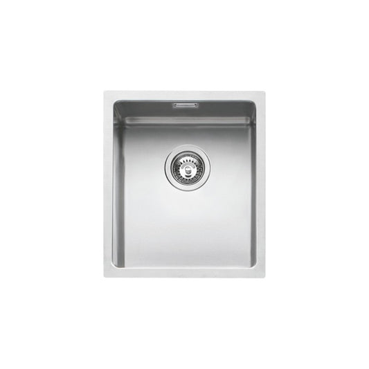 Kitchen sink square steel sink 34 × 40 cm with radius 15