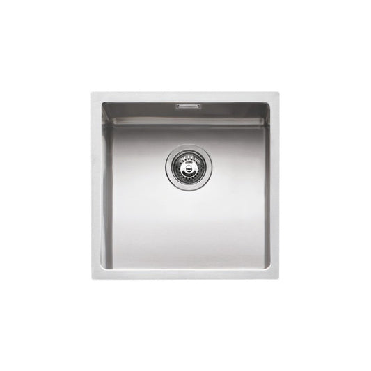 Kitchen sink square steel sink 40 × 40 cm with radius “15”