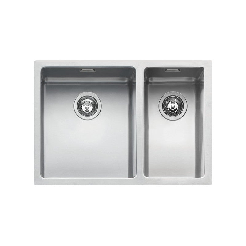 Kitchen sink square steel sink 58.5×44 cm with radius “15”