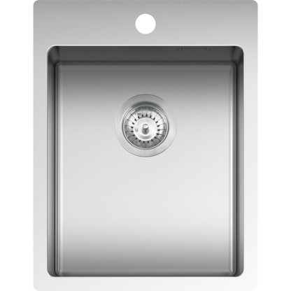 Kitchen sink square B_Smart 39x50.5 cm with radius "10"