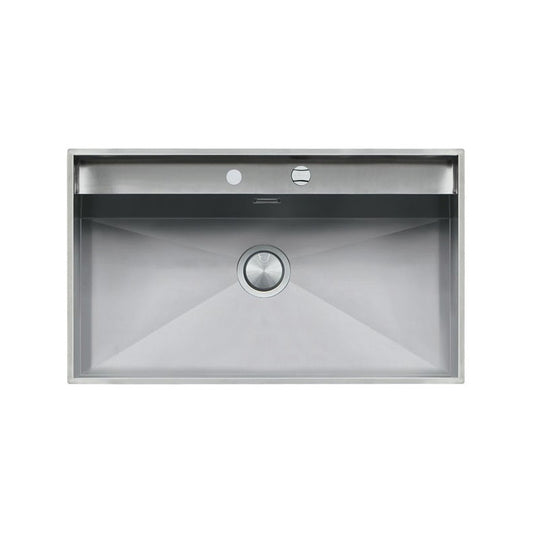 Kitchen sink square Lab 86 × 51 cm steel sink