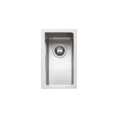 Kitchen sink square steel sink 18 x 40 cm with radius 15